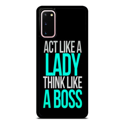 Act Like Lady Think Boss Case Cover Samsung Galaxy Note 20 Ultra 10 Plus 9 8