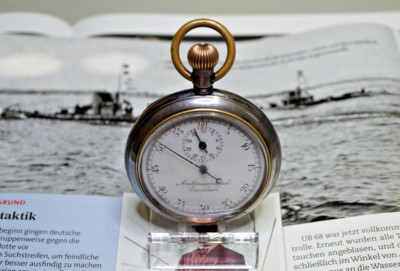 Excelsior Park Antimagetisch U-Boot Torpedo-Stoppuhr k.u.k. Kriegsmarine WW1 WK1