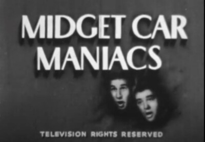 16mm Abbott and Costello -  ''MIDGET CAR MANIACS'' (1940s) B&W