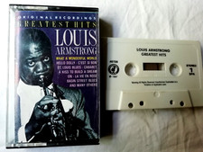 Louis Armstrong Greatest Hits Cinta Cassette Tape Used 1987