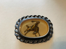 Vintage Bucking Bronco w/Rider Belt Buckle