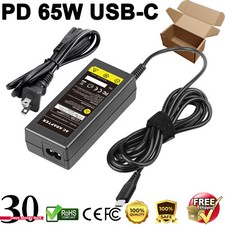 65W USB C Type-C TPN-CA06 AC Adapter Charger for HP Spectre x360 13 15 Series