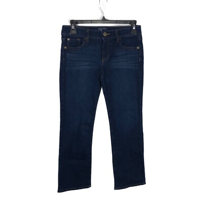 Gap Kids Girls Plus Size Blue Adjustable Waist Straight Leg Denim Jeans 