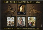 2020 Italy Republic Sheet 500th Death of Raphael Sanzio Used FDC Urbino