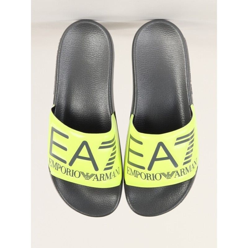 サンダル EMPORIO ARMANI SWIMWEAR Men Sandals  Blue Emporio Armani Branded upper thong sandals - Blue