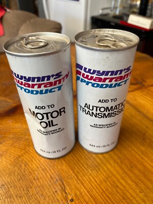 Wynn's warranty product, Motor Oil and Transmission Additives, Vintage Set