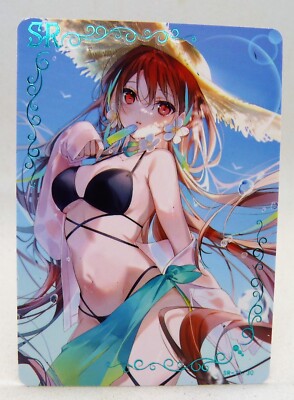 SEXY GIRL MANGA Waifu SR Ram Karte - ReZero Neu