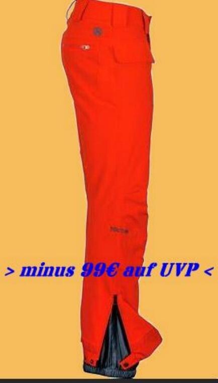 Pantalón de esquí para hombre Marmot Insulated Mantra talla: XL en Mars naranja NUEVO etiqueta