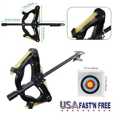 Compound Bow 60LBS Slingshot Laser Bow Set fun outdoor shooting steel balls