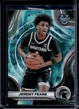 2024-25 Bowman's Best University Jeremy Fears Aqua Lava Refractor #/199 Spartans