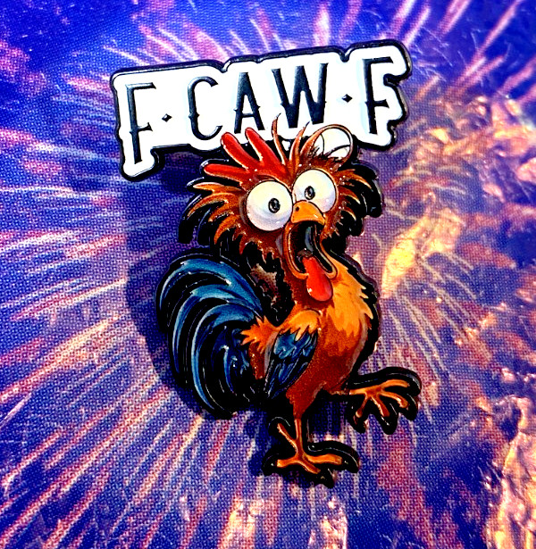 🌊 Moana FANTASY Pin - Moana Sidekick Rooster Hei Hei "F-CAW-F" Fantasy Pin