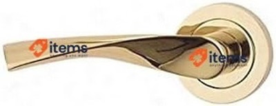 Nx Türdrücker Set Gold Aluminium Passage Rosette D.50 50mm 50 mm