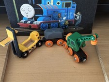 Brio World Wooden Train Forklift, Clever Crane  Cargo Thomas 