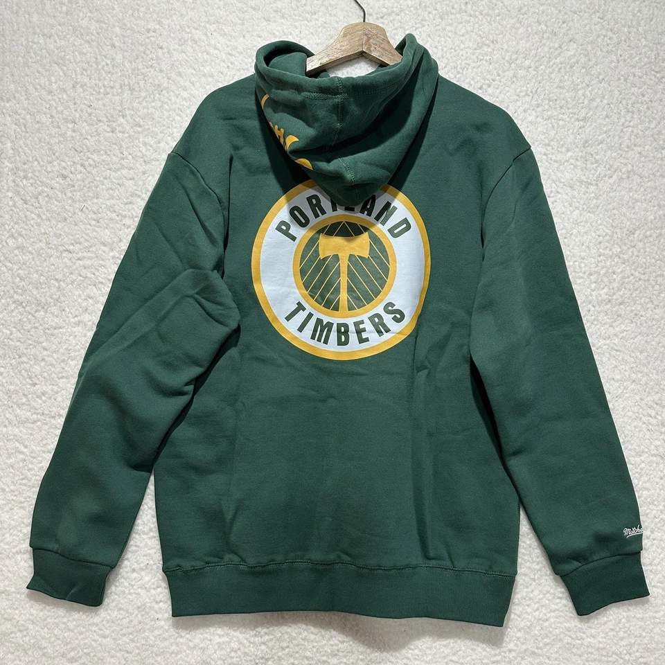 Mitchell & Ness MLS Portland Timbers Fleece Hoodie Men's Size Medium $125 MSRP - Image 2 of 4