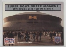 1990 Super Bowl XXV Silver Anniversary Box Set Superdome gets Yellow Ribbon 8rb