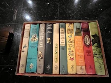 Set Of 10 Looking Glass Library Books Various Authors & Genres with Case!