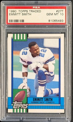 Emmitt Smith #27T 1990 Topps Traded card