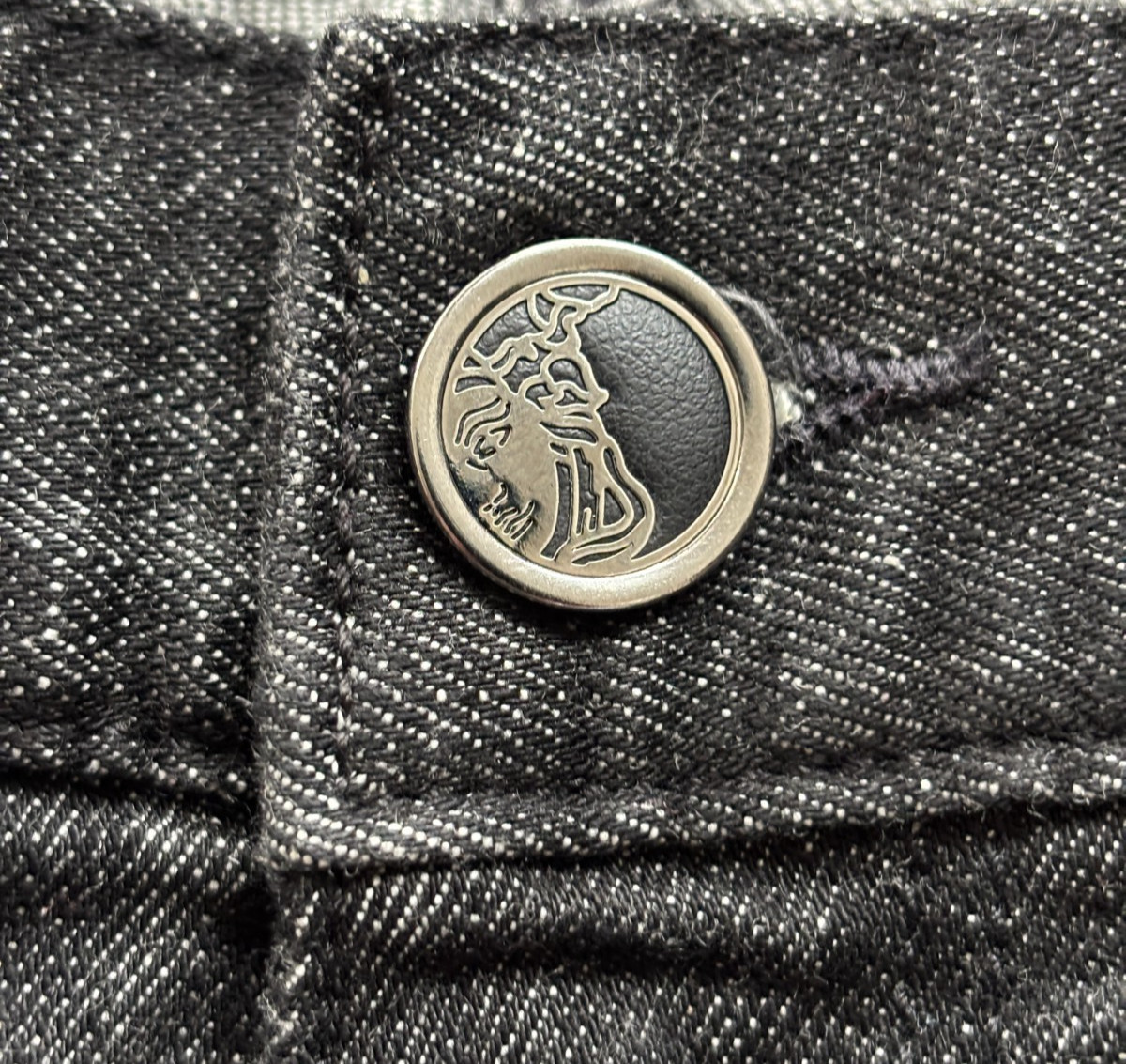 New NOS Versace Collection "City" Fit Black Denim Jeans Y2K Mens Size 38 NWOT thumbnail 3