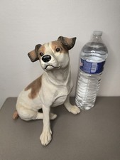 Grande Figurine en résine Jack  ( Russell terrier )