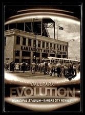 2019 Topps Evolution Ballpark 150 Years Municipal Stadium/Kauffman Stadium