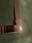 Case 2002 TONY BOSE Turquoise Red N Jet Black Coral 3185 CV Doctors Knife — photo 3