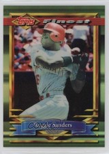 1994 Topps Finest Refractor Reggie Sanders #43 0w6