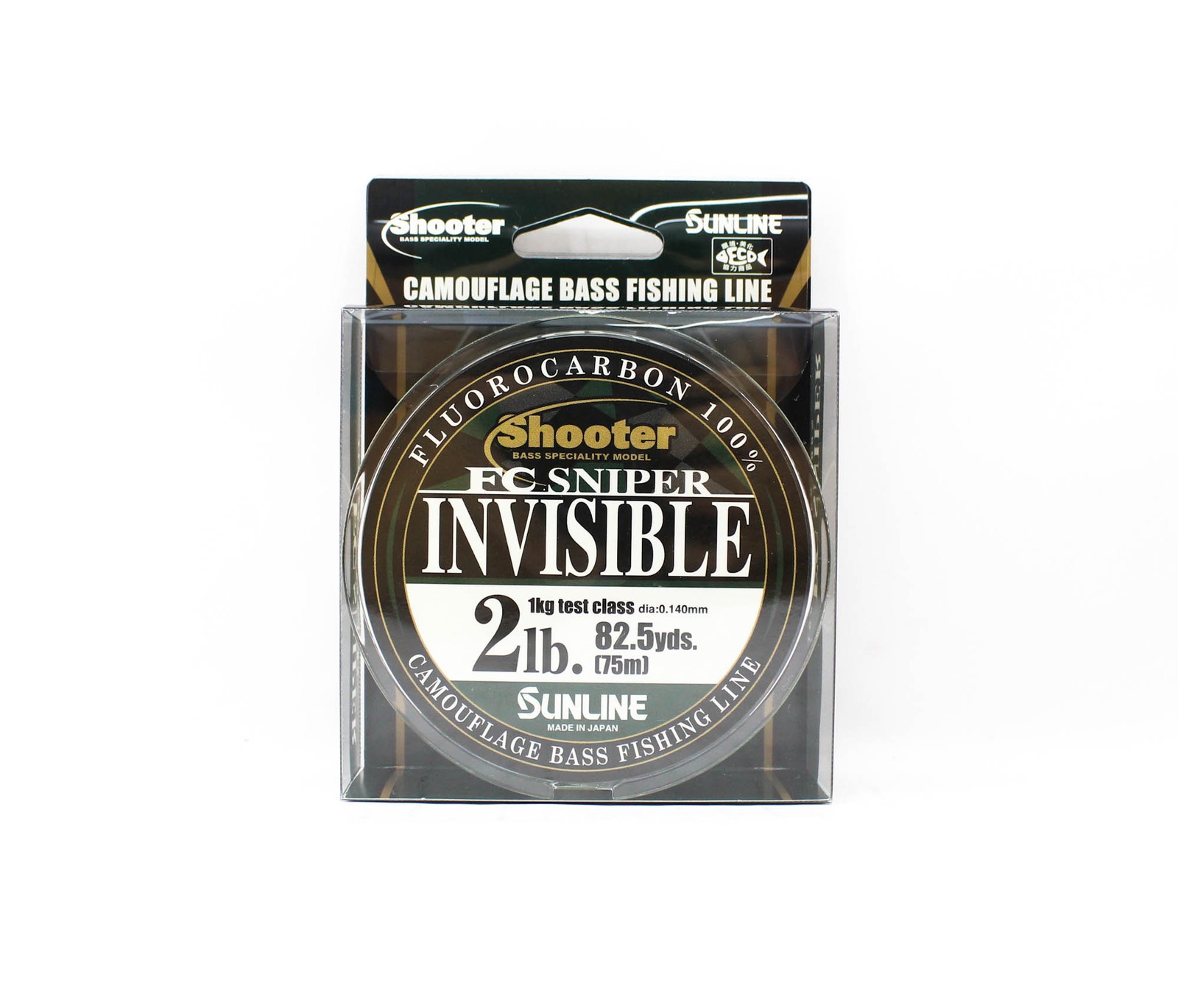 Sunline Fluorocarbon Line FC Sniper Invisible 75m 2lb 0.14mm (2100)