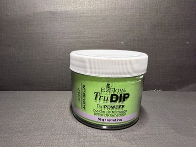 EzFlow TruDip Acrylic Dip Powder   Vivid Neon Green   2oz   Discontinued