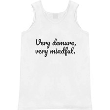 'Very Demure Mindful' Adult Vest / Tank Top AV049610