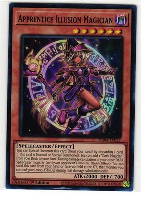 APPRENTICE ILLUSION MAGICIAN RA04-EN023 SUPER RARE YU-GI-OH TCG