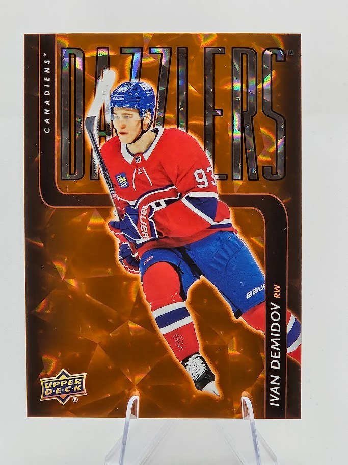Upper Deck 2025-26 Series 1 Dazzlers Orange #DZ-18 Ivan Demidov