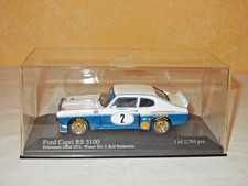 FORD CAPRI RS 3100 N°2 DRM 1974 R. STOMMELEN MINICHAMPS 1:43 ALLEMAGNE NEUF BOIT