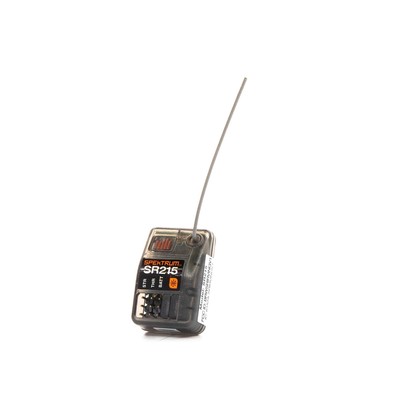 SR215 2-Channel 2.4GHz DSMR RC Sport Receiver: Surface, Black