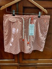MENS Orlebar Brown STANDARD Tano Summer RED/Cloud Swim Shorts Size 36w  RRP £245