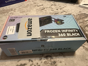 Thermalright Frozen Infinity 360 Black 360mm Liquid CPU Cooler LGA1700 ARGB