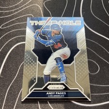 Andy Pages #TH13 2023 Panini Prizm Three-Hole Los Angeles Dodgers