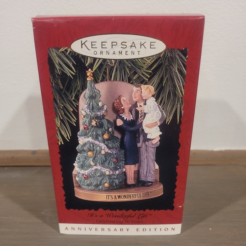 Keepsake It's a Wonderful Life Anniversary Edition Christmas Ornament Holiday 