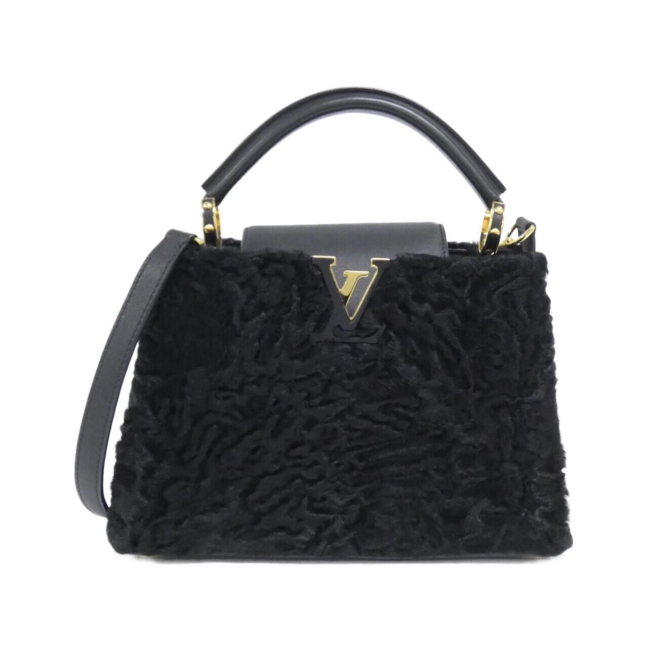 Authentic LOUIS VUITTON Astrakhan Capucines BB M50394 Bag  #270-004-170-8733