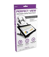 NEW Perfect View Adjustable Laptop and Tablet Stand - Folds  Expands for travel