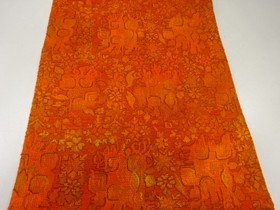 7595700: JAPANESE KIMONO JAPANESE NAGOYA OBI / WOVEN FLOWER