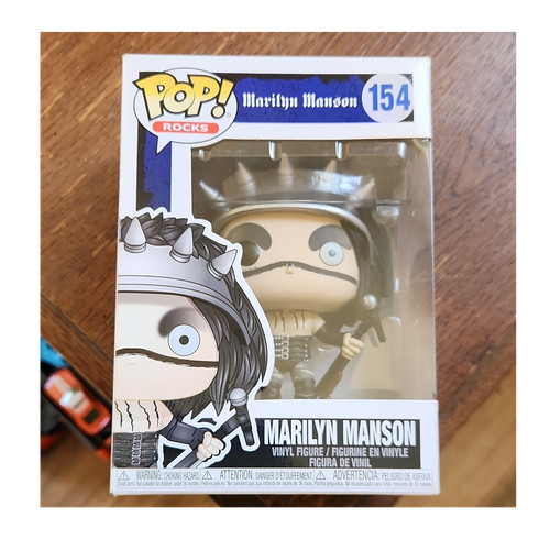Funko Pop! Rocks Marilyn Manson Vinyl Figure #154 Multicolor 2019