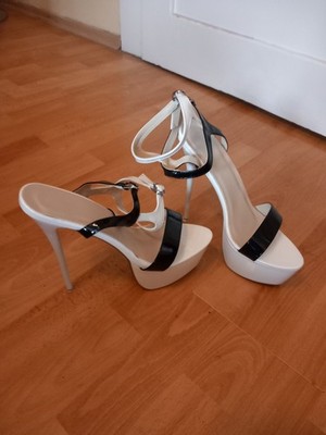 Mega Sexy High-Heel Plateau Sandaletten 42