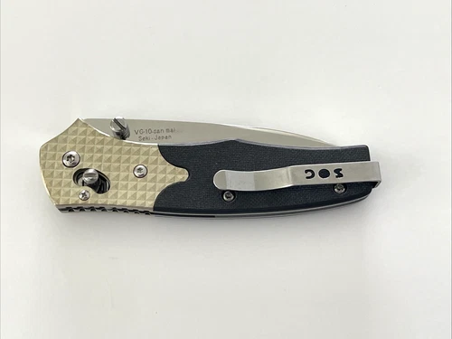 SOG CT-01 Facet Folding Knife VG-10 San Mai Carbon Fiber Handle Japan image 17