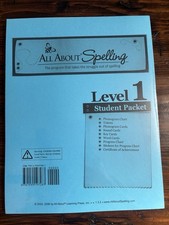 ALL ABOUT SPELLING LEVEL 1 STUDENT PACKET **B...