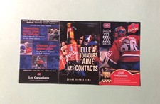 NHL Montreal Canadiens Vintage 2001-2002 Team Hockey Pocket Schedule LOT OF 20