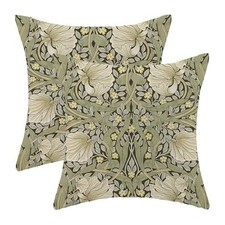 Spring Throw Pillow Covers 16x16 Set of 2, 16" x 16" Pack of 2 Spring Flower2
