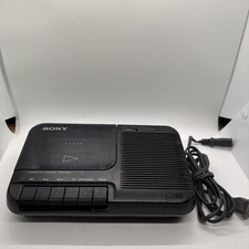 Sony TCM-818 Cassette Player Portable Tape Recorder With Mic Tested A16