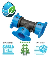 Orbit 31977H Outdoor Blu-Lock 3X 1/2" Inch Plastic Tee for Irrigation