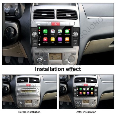 7'' For Fiat Grande Punto Linea 2007-12 Car Stereo Radio GPS Navi Carplay 32G