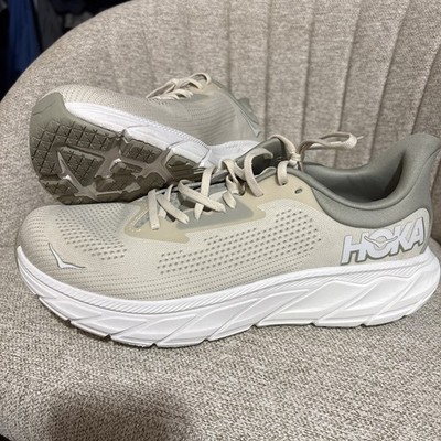 HOKA ONE Arahi 7 Running Shoes Mens  Sz 10  Excellent Condition Oak Milk/barley